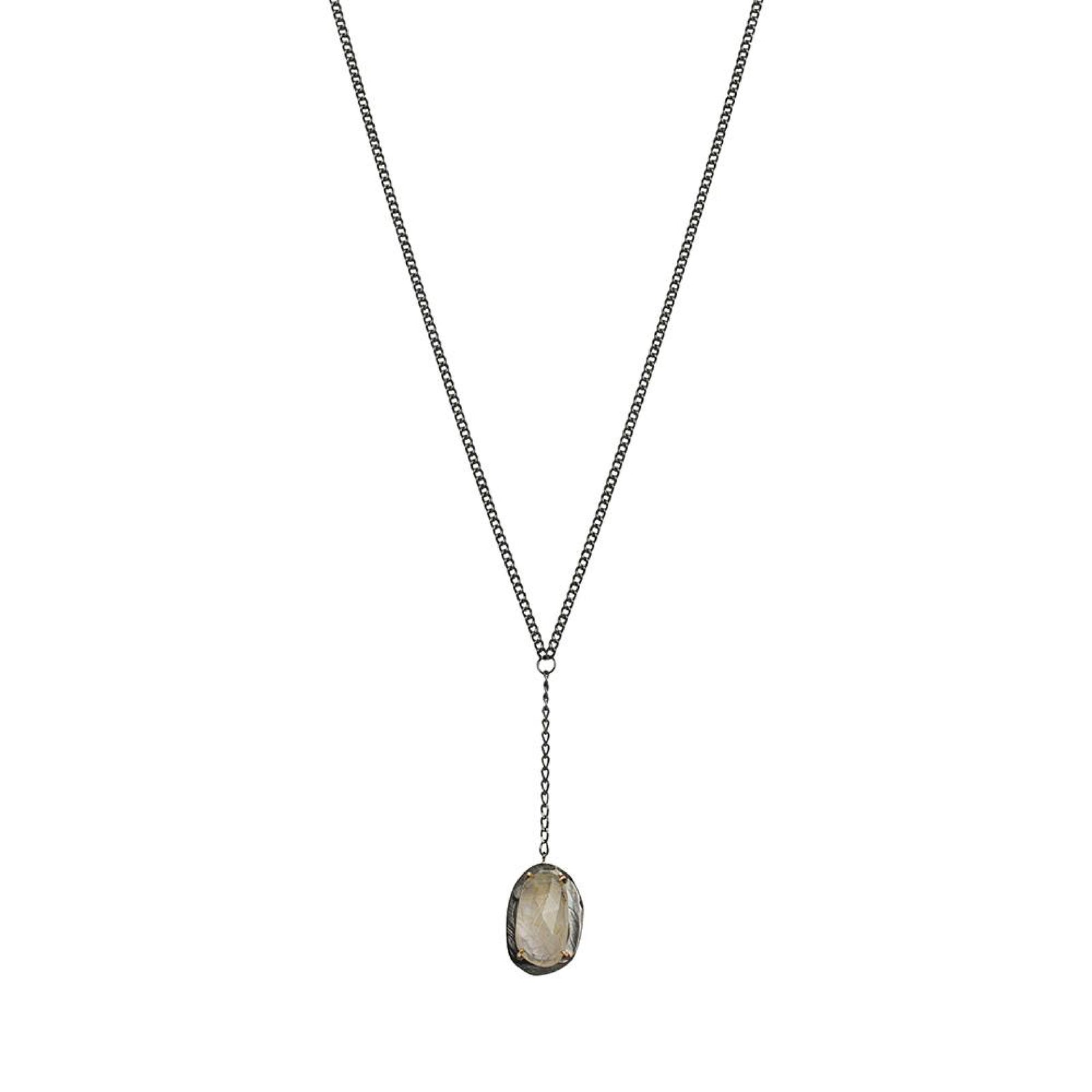 Mystic Small Pendant with Gemstone-Chikahisa Studio